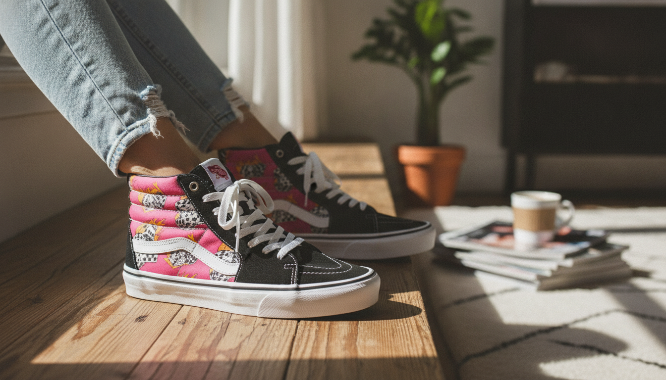 Vans Women’s Fuchsia Leather & Canvas Shoes Guide